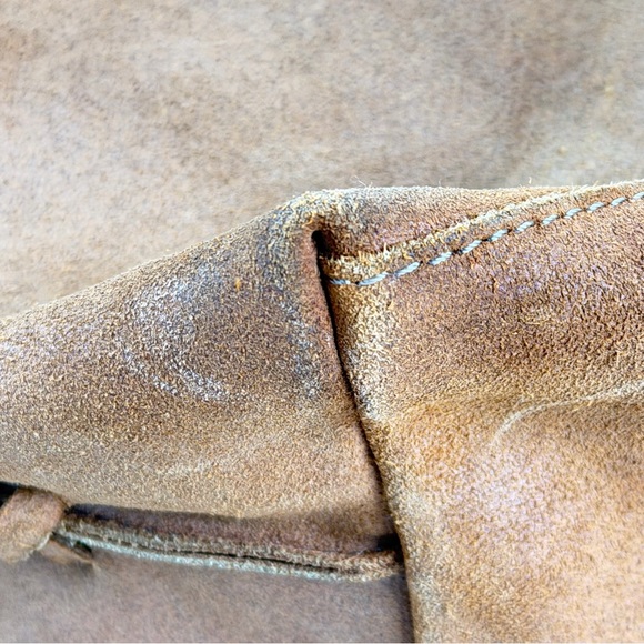 Gianni Notaro Genuine Leather Suede Tote Bag w/ Pouch | Made in Italy - Picture 10 of 16